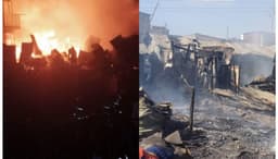 Huge fire destroys several houses in Nairobi's South B