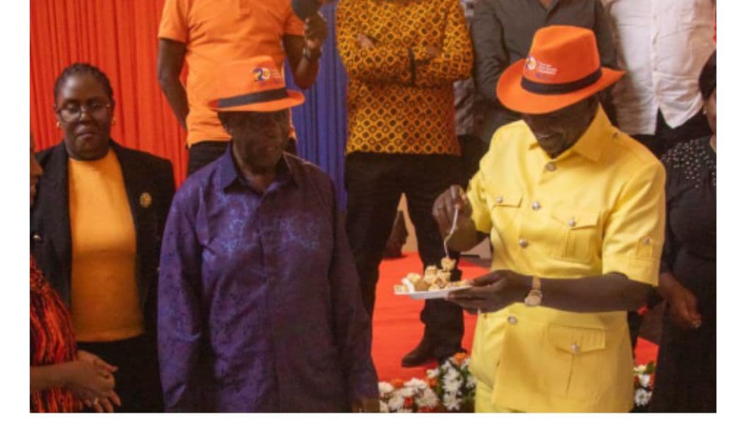 Kasmuel fires back at critics, explains Oburu Oginga’s cake incident at ODM@20