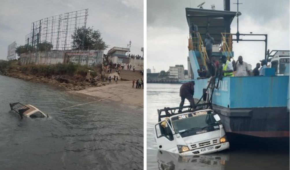 Rescue mission as driver plunges into Indian Ocean at Likoni Ferry