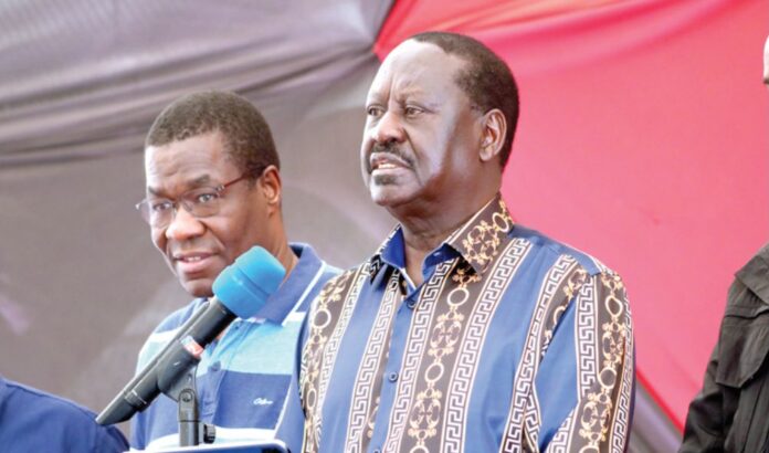 Raila rebuke Ruto over food distribution in Luo Nyanza