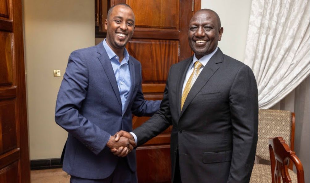 Ruto promotes State House spokesman Hussein Mohamed