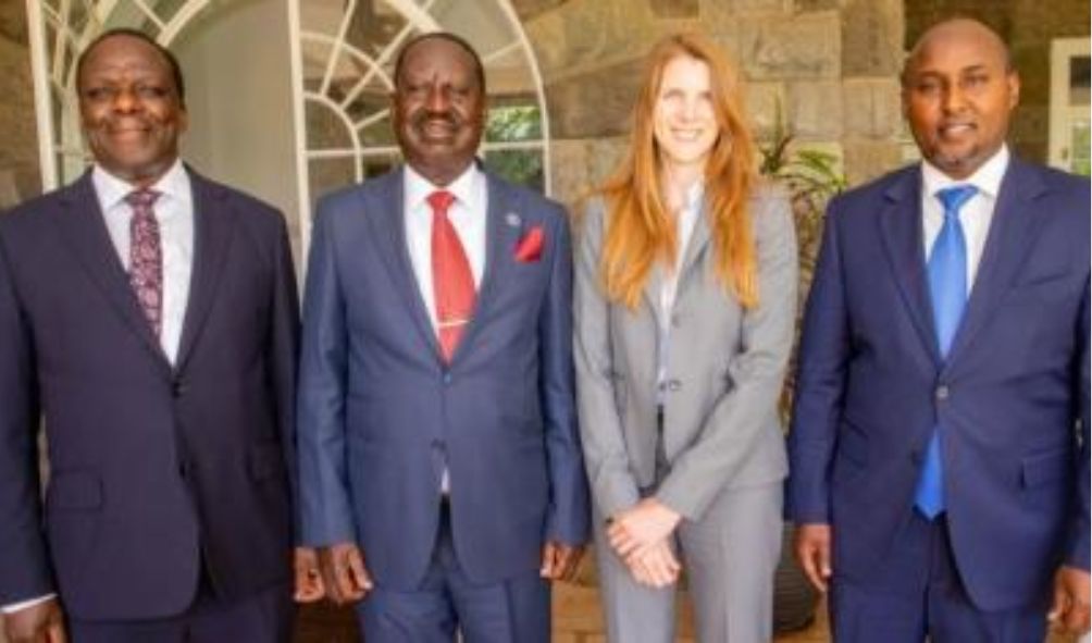Raila meets UK Ambassador for the first time since August polls