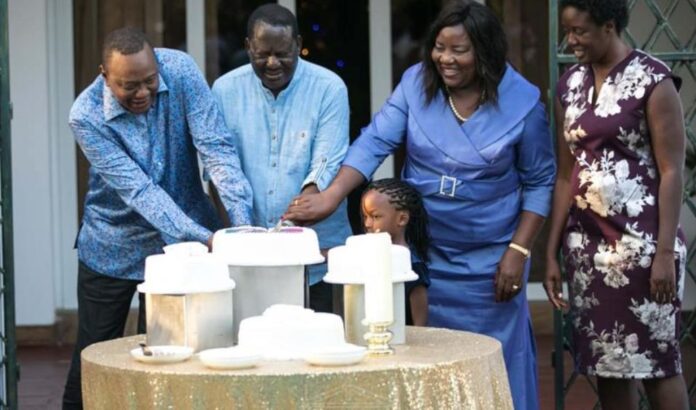 Uhuru sends Raila message on his birthday