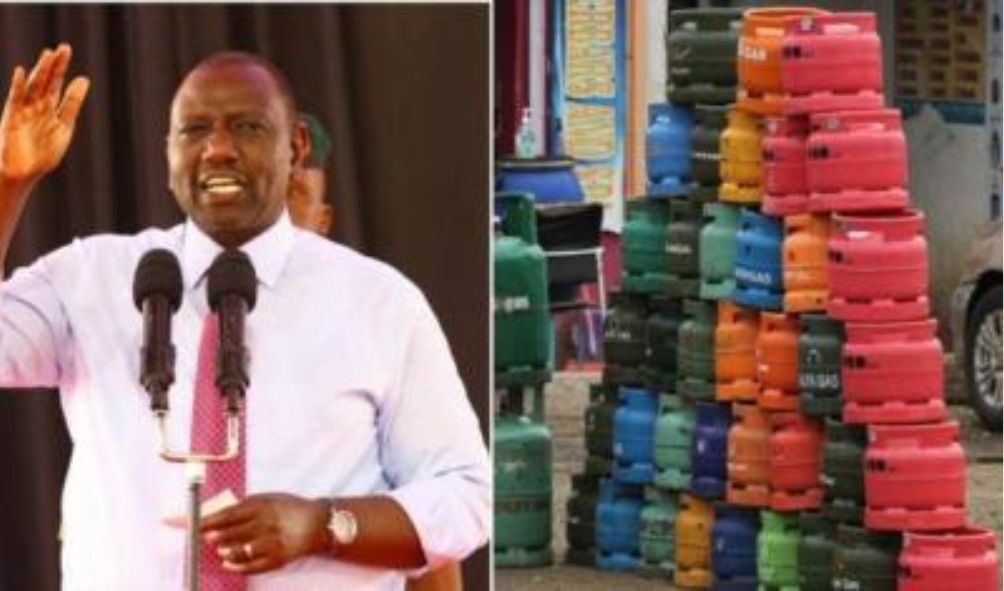 Ruto announces removal of all taxes on cooking gas