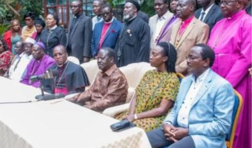 Raila responds to the clergy on call to suspend demonstrations