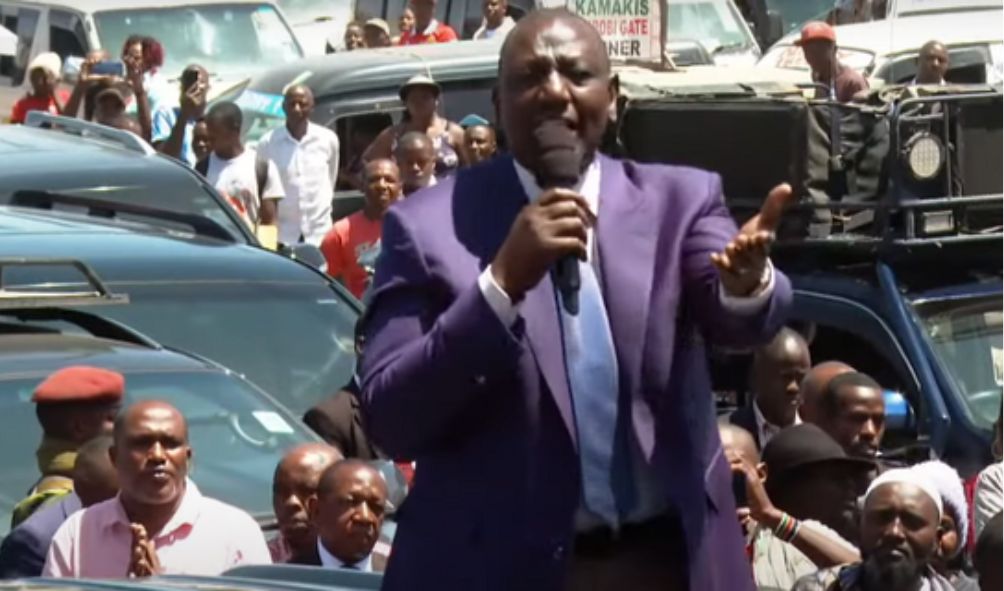 Ruto dares Raila to face him in public rant