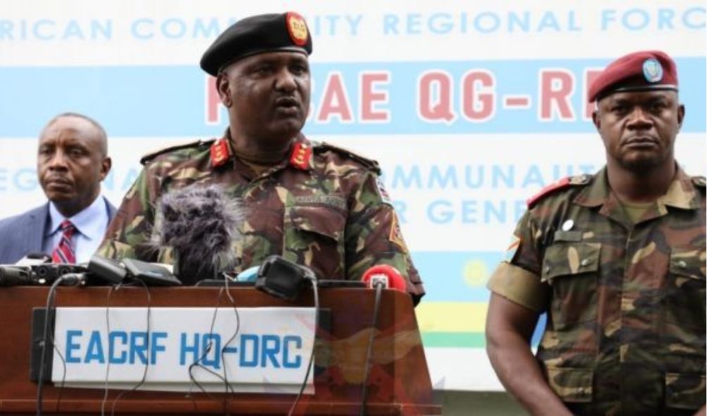 Lead commander in DRC Congo mission (EACRF) Jeff Nyagah quits over safety concerns