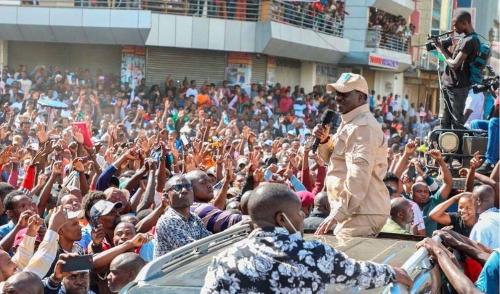Raila set for a major public rally in Kamukunji as a curtain raiser for new protests
