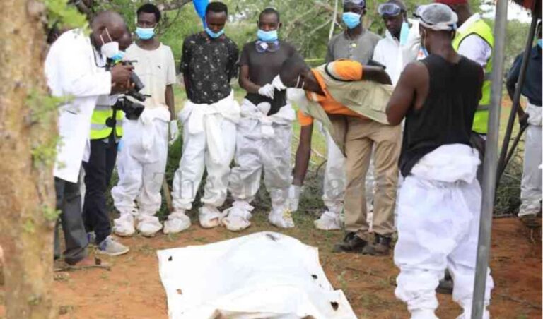 Horror as Man, wife, and three children found buried side by side in probe against cult leader Paul Mackenzie