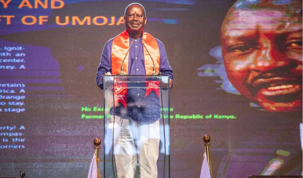 Raila claims Ruto wants to remove the presidential term limit