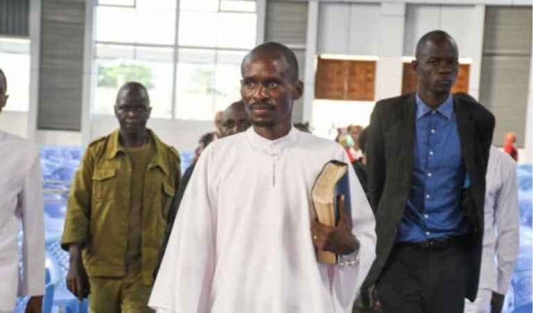 Anti-terror police seize holy water and handkerchiefs from Pastor Ezekiel church