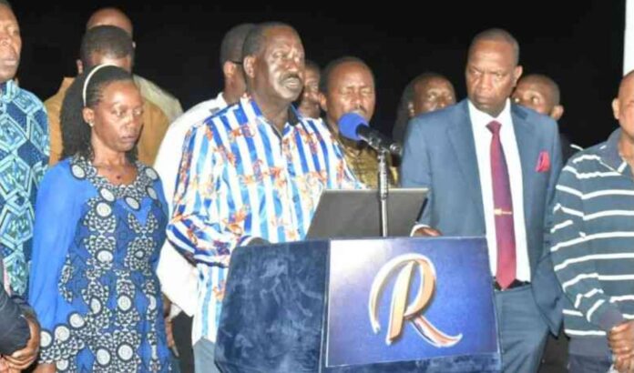 Raila announces protest rally against Finance Bill, 2023