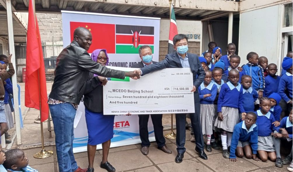 China makes donation to MCEDO Beijing school in Kenya