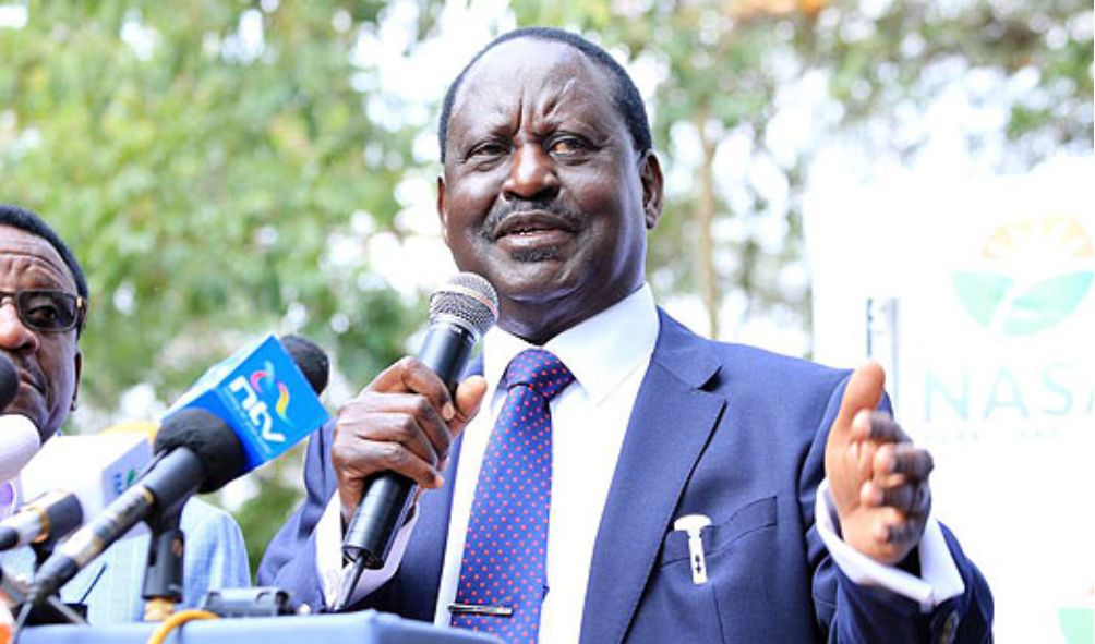 Raila accuses government of artificially recreating Mungiki
