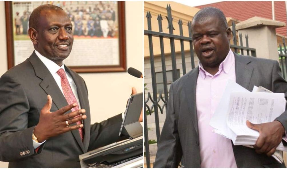 Omtatah responds to threats by Ruto to cut funding select areas over the finance bill