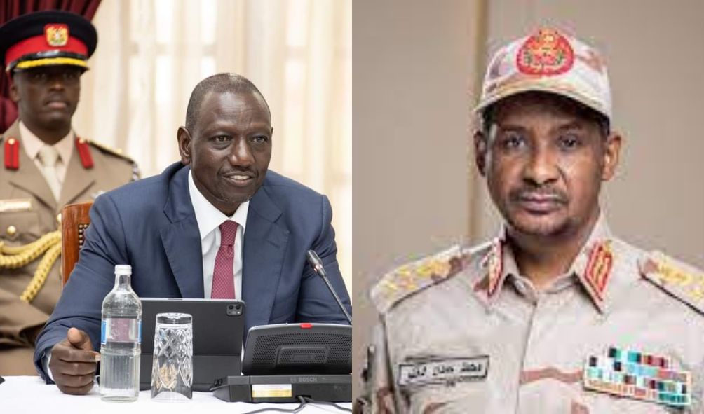 Ruto breaks silence on allegations of hosting Sudan's rebel RSF leader