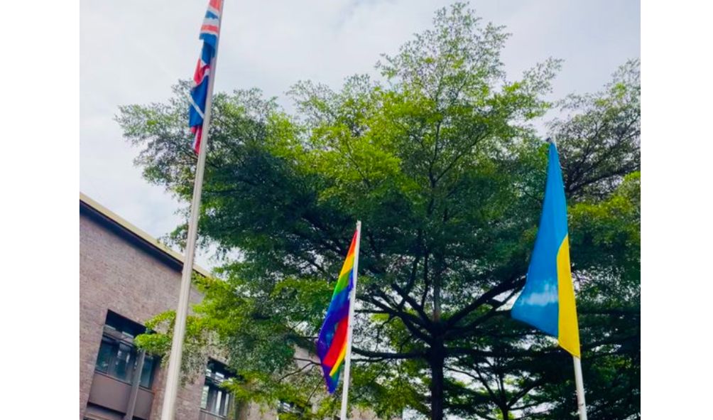 Reactions as UK High Commission hoist LGBTQ flag in Kenya