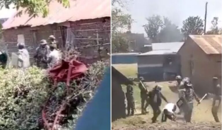 An uproar as police invade homes in Kisumu assulting residents