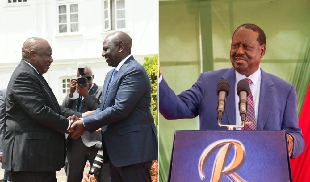 Ruto snubbed Cyril Ramaphosa's offer to mediate, Raila