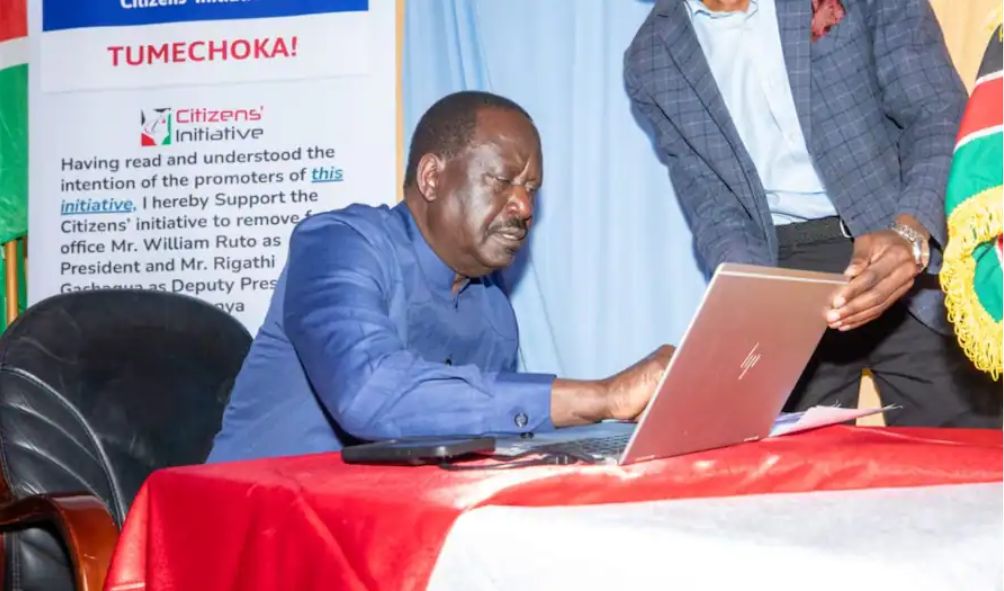 Raila's Tumechoka initiative hits 8.5 million in TWO weeks