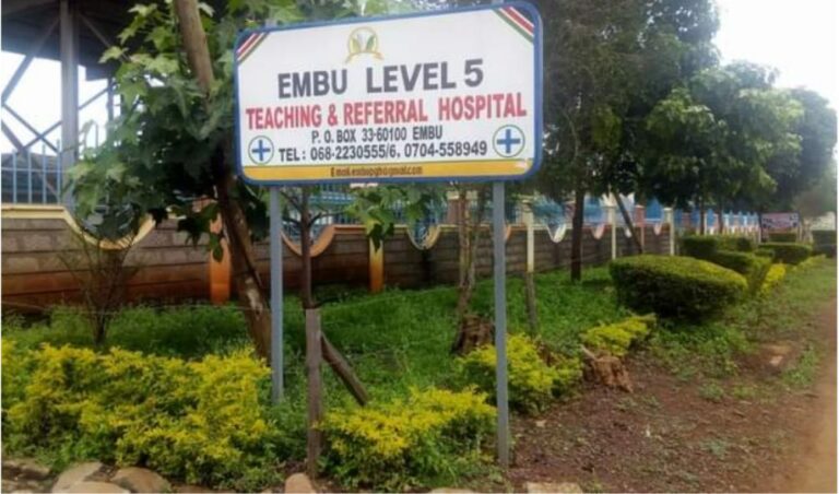 Embu Governor refutes claims FIVE infants died at Embu Level V Hospital over power blackout
