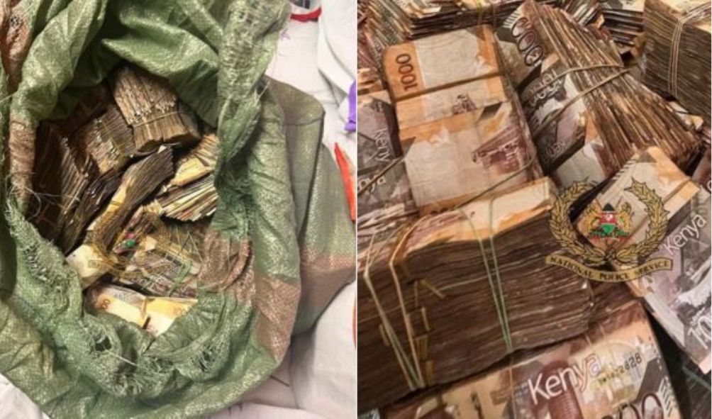 Detectives in Nairobi recover Ksh 13M stashed in sacks