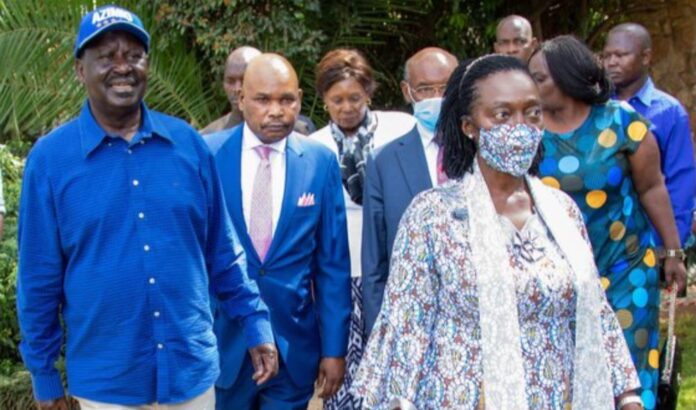 Raila's spokespersons slams Karua over 'Kamwene political outfit' in Mt Kenya