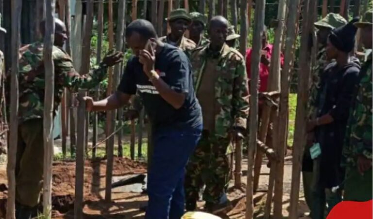 Outraged residents lock police offices inside a Chang'aa den
