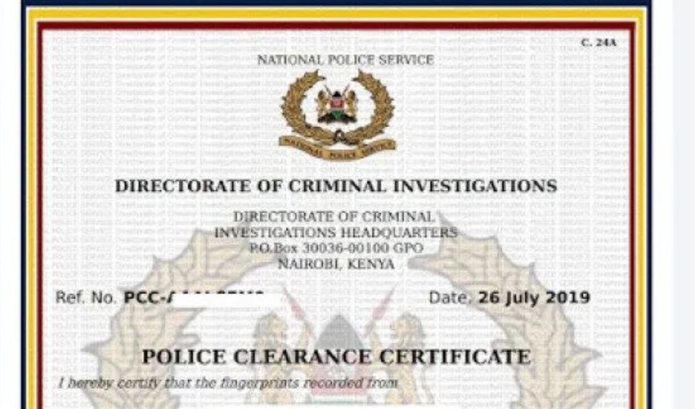 Government issues update on police clearance certificate after prolonged hitches
