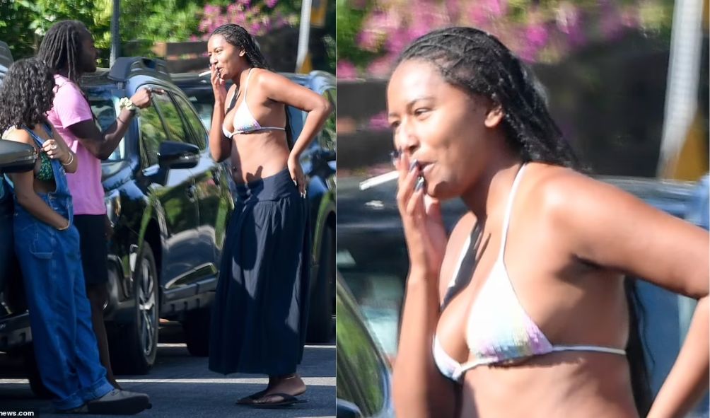 Shasha Obama stirs controversy after being spotted smoking a cigarette