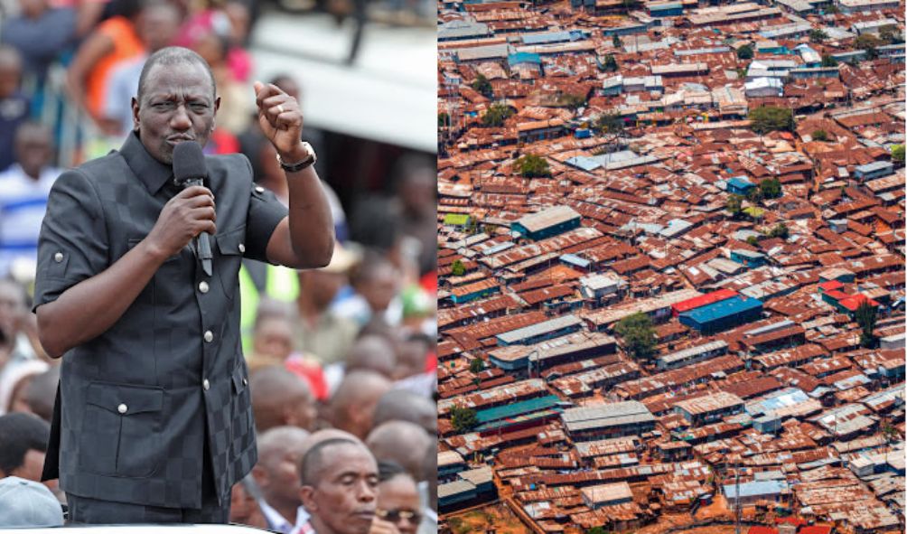 Ruto promises to change Africa's biggest slum, Kibera into an estate