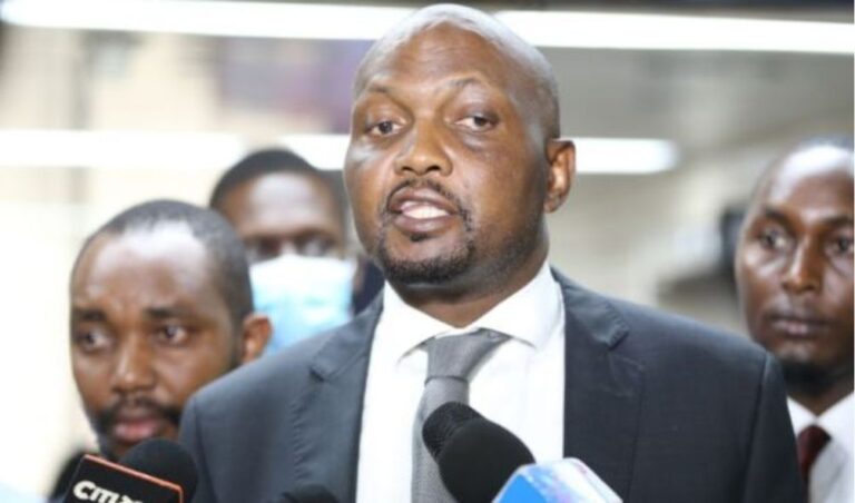 “A big man like you can not purport to fight me through hashtag" CS Kuria reacts after being allegedly exposed