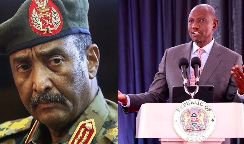 Ruto defies Sudanese generals on mediation talks