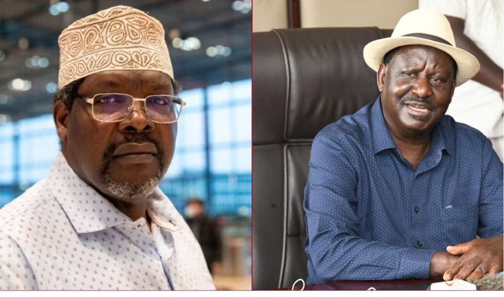 Miguna sides with Raila Odinga for the first time