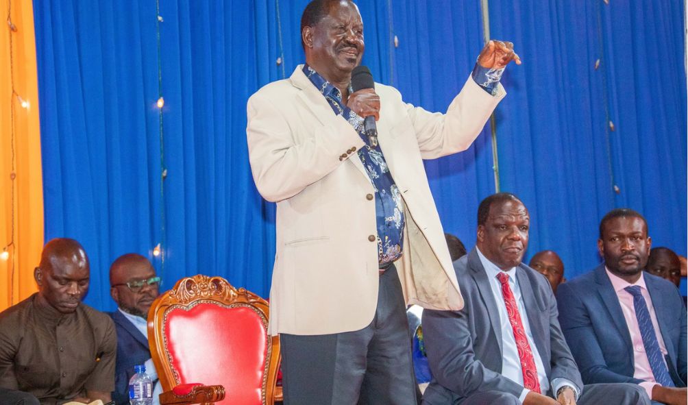 Raila fires back at Ichung'wah after he described fuel dossier 'hot air' "stick to your lane"