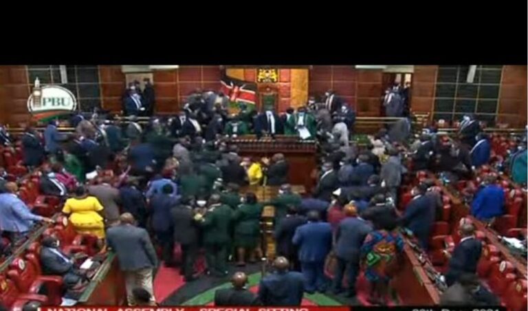 Drama as UDA MPs storm out of Parliament after heckling Ichung’wah