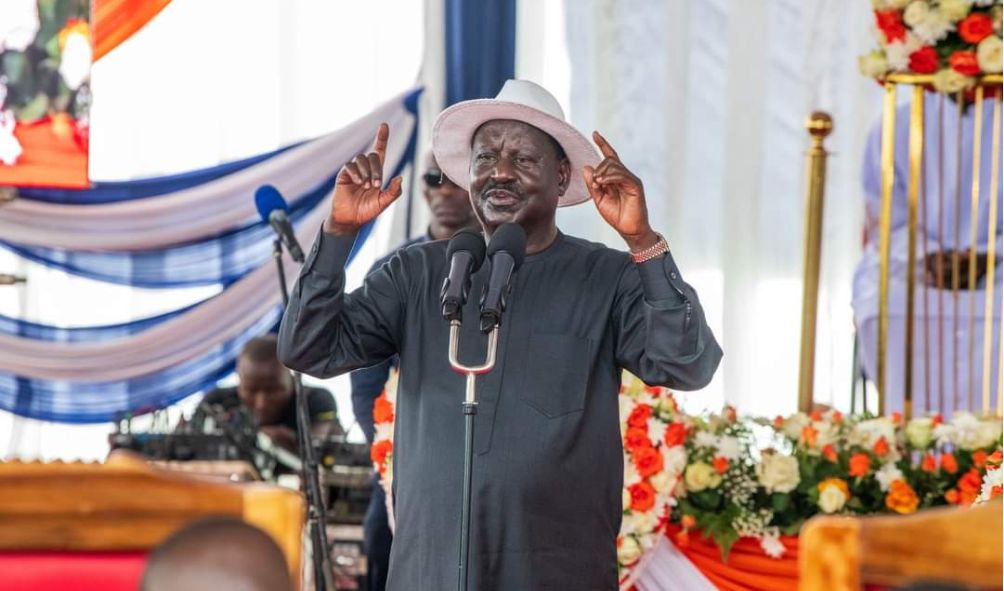 Raila officially announces the resumption of nationwide protests in 2024