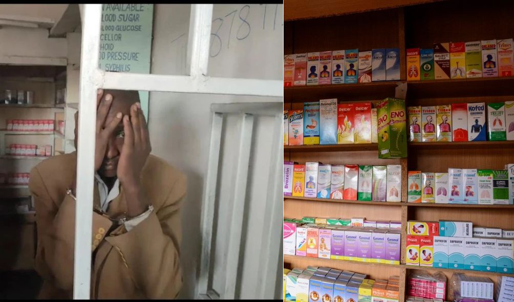 Dones of KEMSA-labeled drugs meant for Bomet County found in a private pharmacy