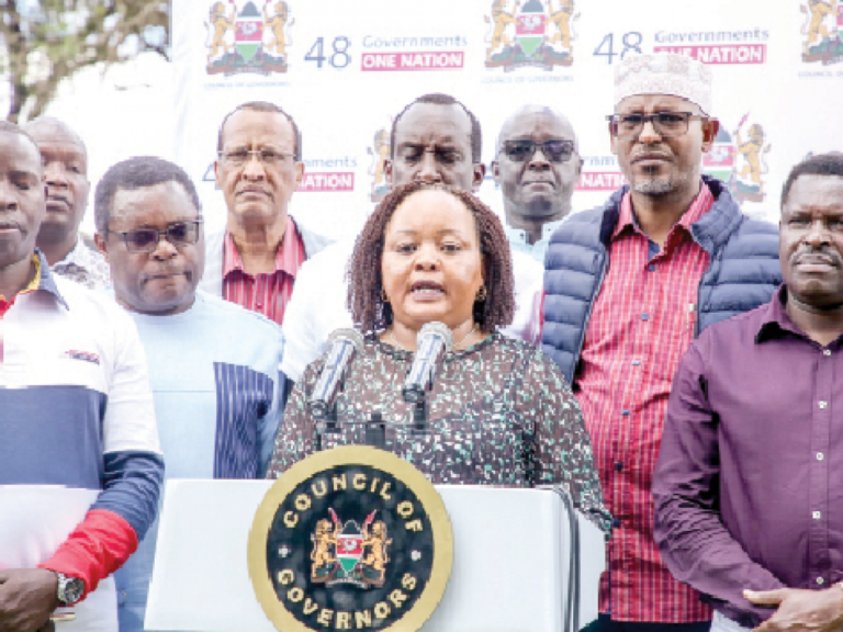 Waiguru degends TEN governors accused of not spending on development
