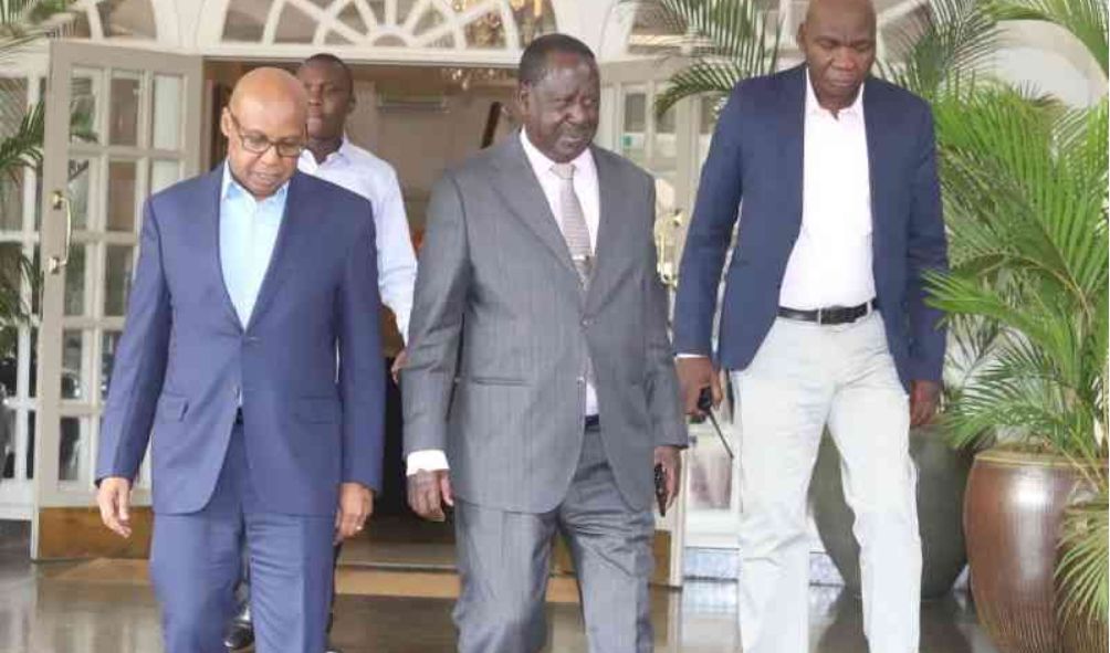 Raila holds secret meeting with Jimmy Wanjigi