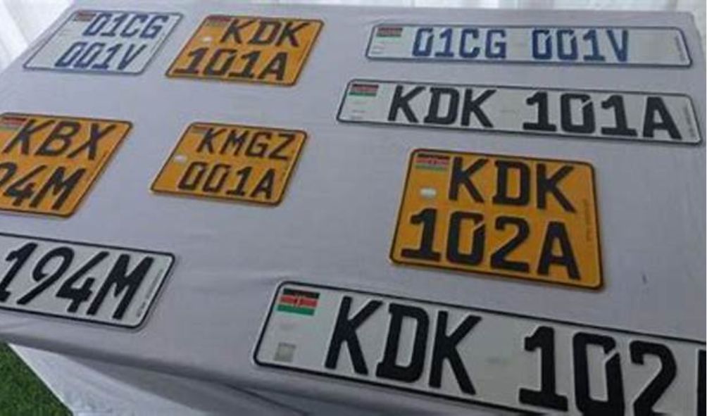 NTSA issues directive on how to apply the new number plates through eCitizen