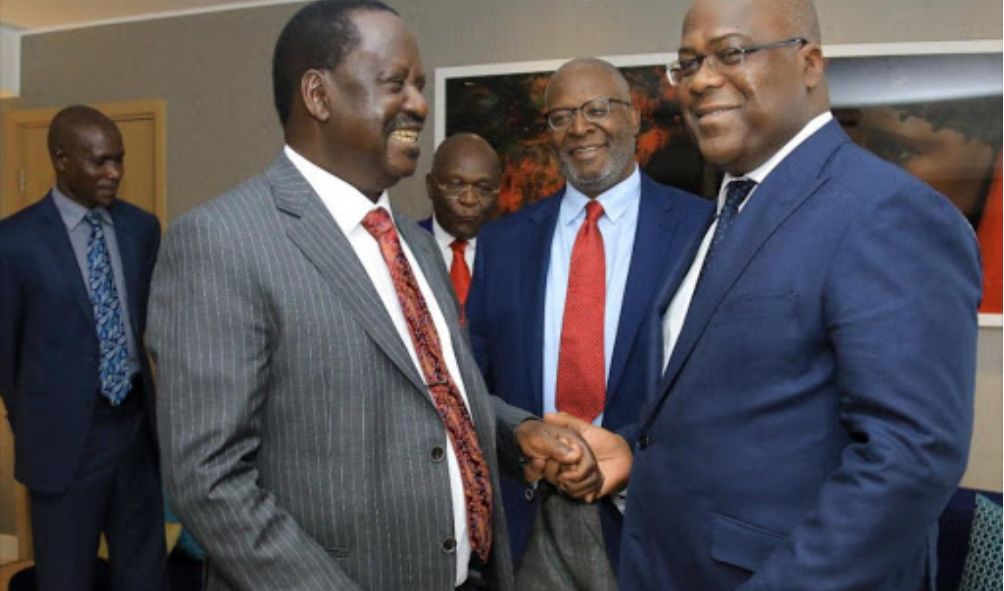 Raila congratulates Tshisekede for re-election as DRC president