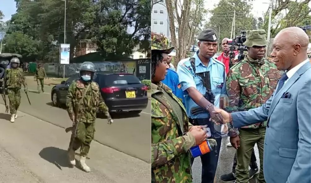 Chaos as arrested Maina Njenga followers break into song inside Nyeri station