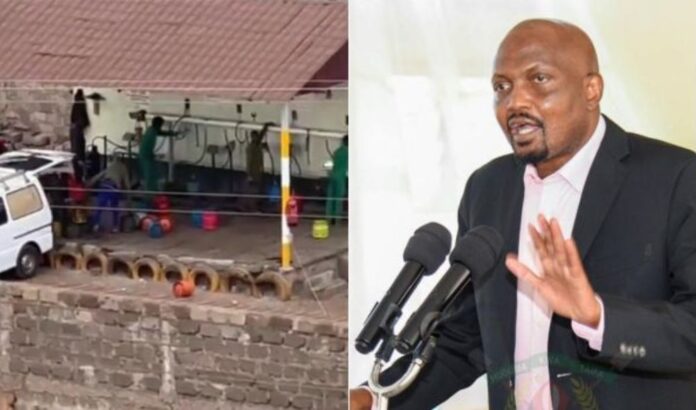 CS Kuria exposes another gas filling company operating in a residential area