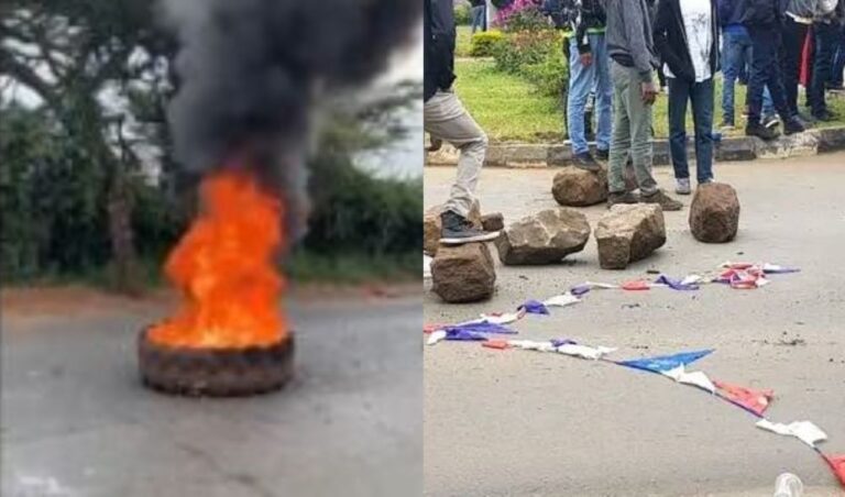 University students go on rampage after one of their own is attacked by Hyenas