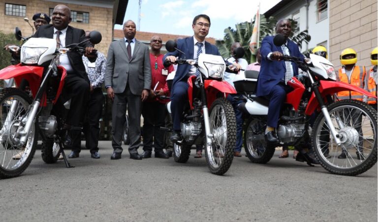 China offers donation of high-end cars and motorbikes to Kenya
