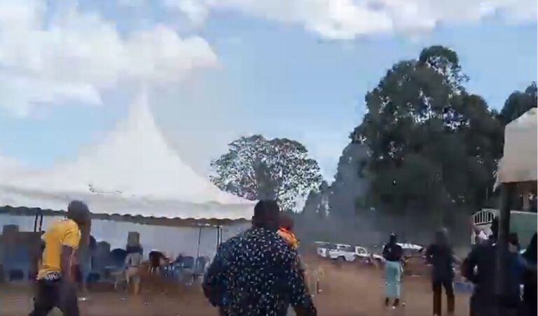 Drama as Wetang'ula, Natembeya supporters clash