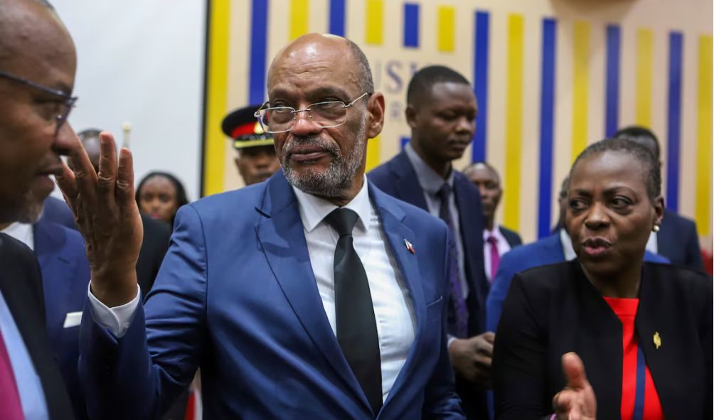 Embattled Haiti prime minister unable to return home