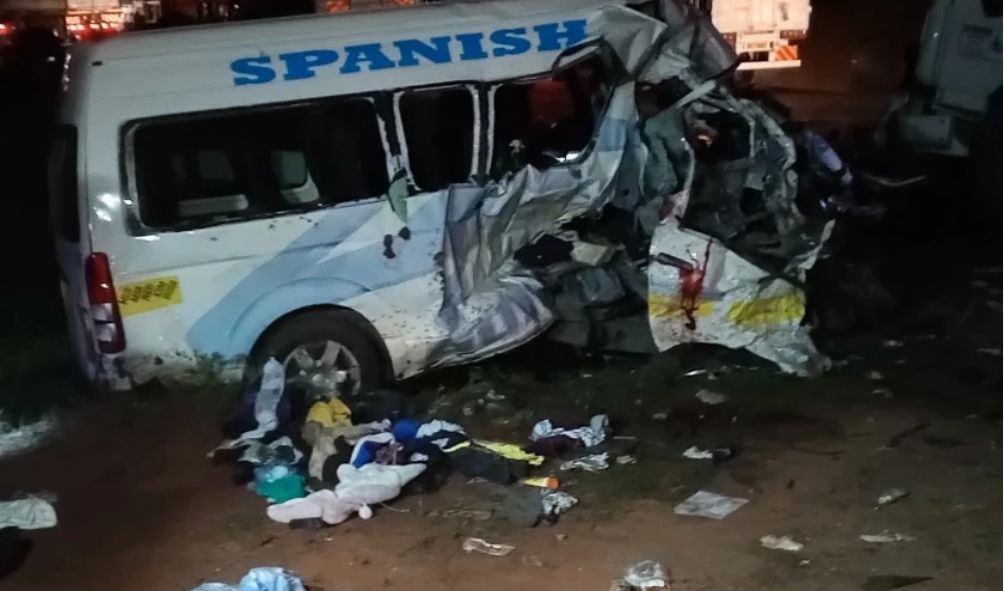 TEN people confirmed dead after multiple car accident along Mombasa - Nairobi Highway
