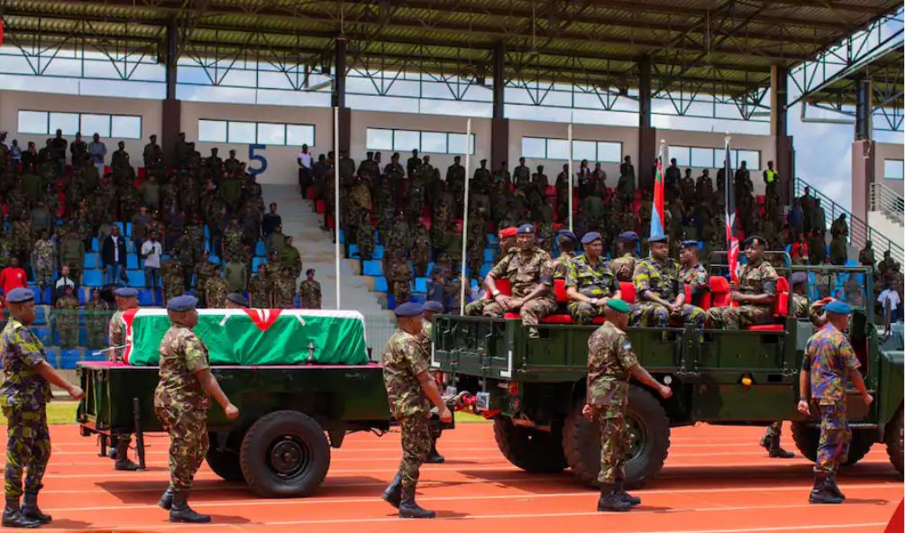 General Francis Ogolla's casket cost Sh 6,800